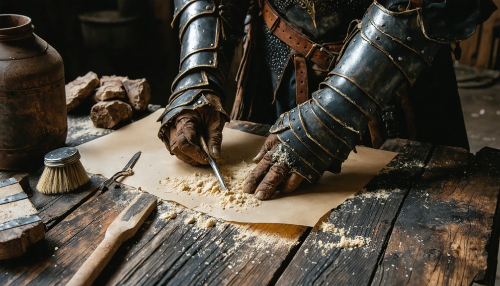 authentic costume distressing techniques