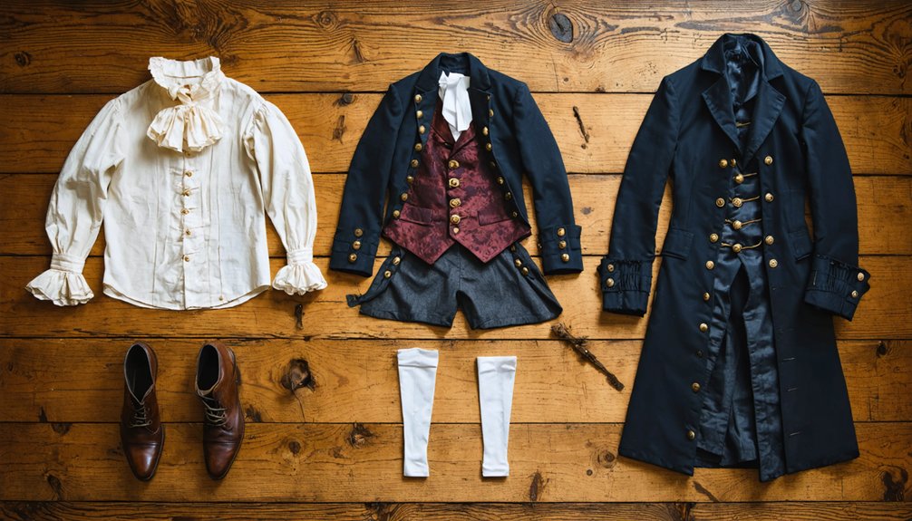 colonial costume layering essentials