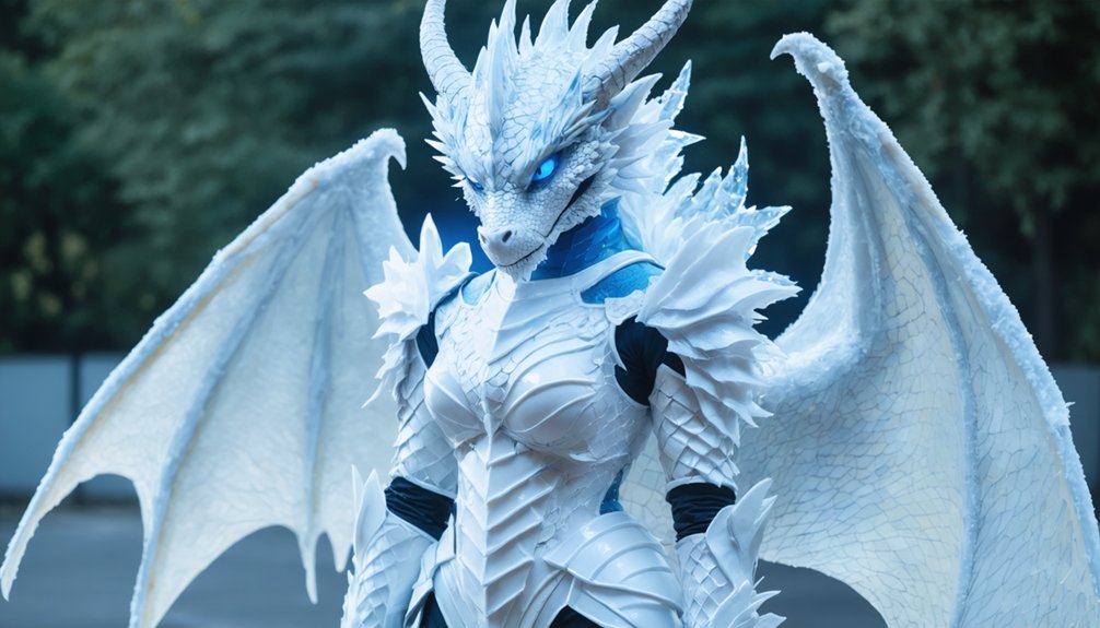 comfortable ice dragon costume