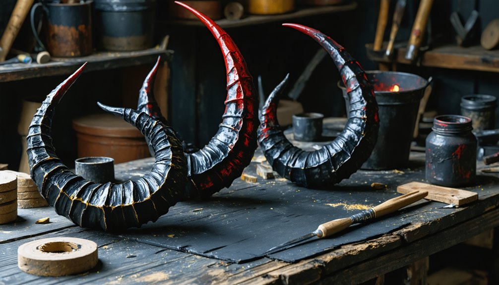 crafting fantasy creature horns