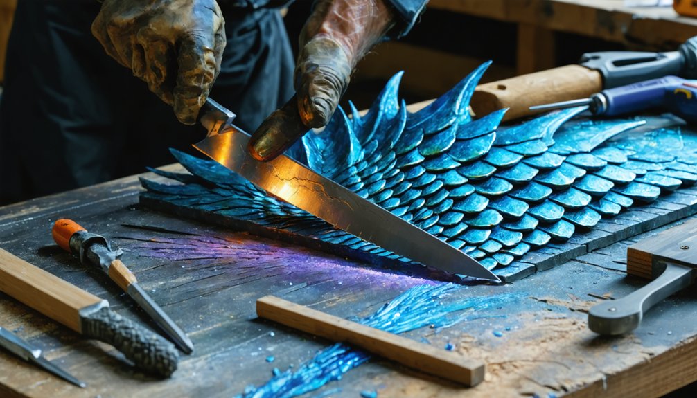 dragon scale foam techniques