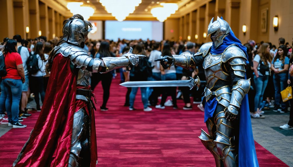 engaging cosplay character interactions