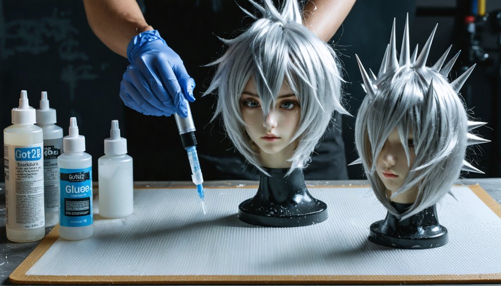 mastering wig spike adhesives