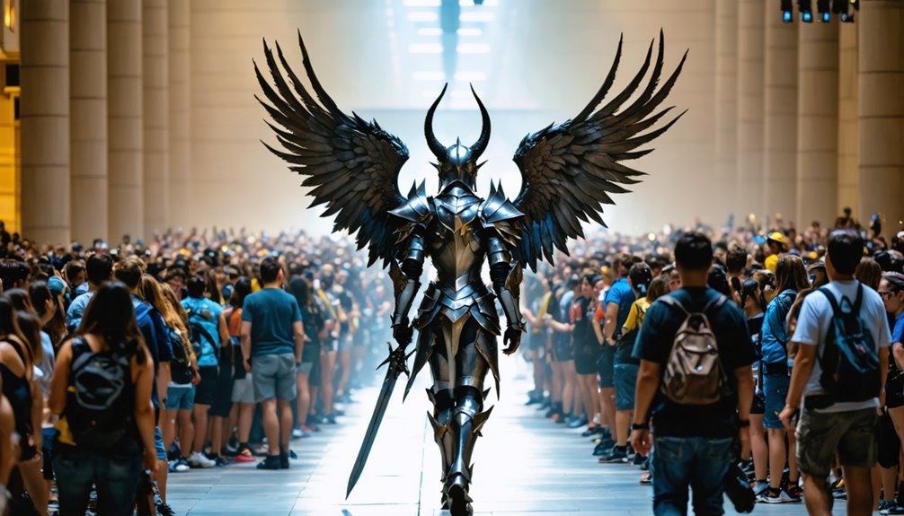 navigate convention crowds efficiently