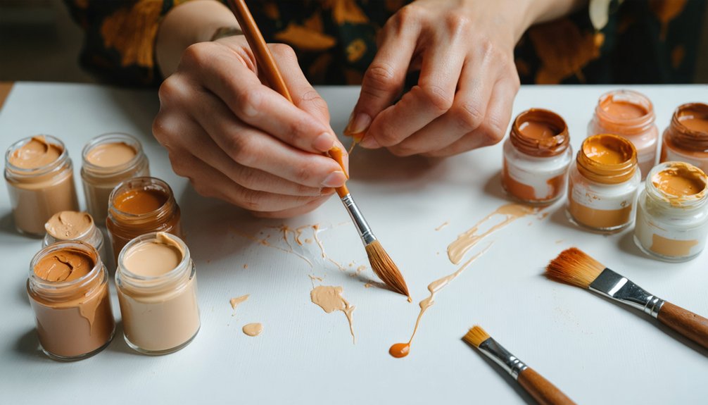 seamless elf ear painting