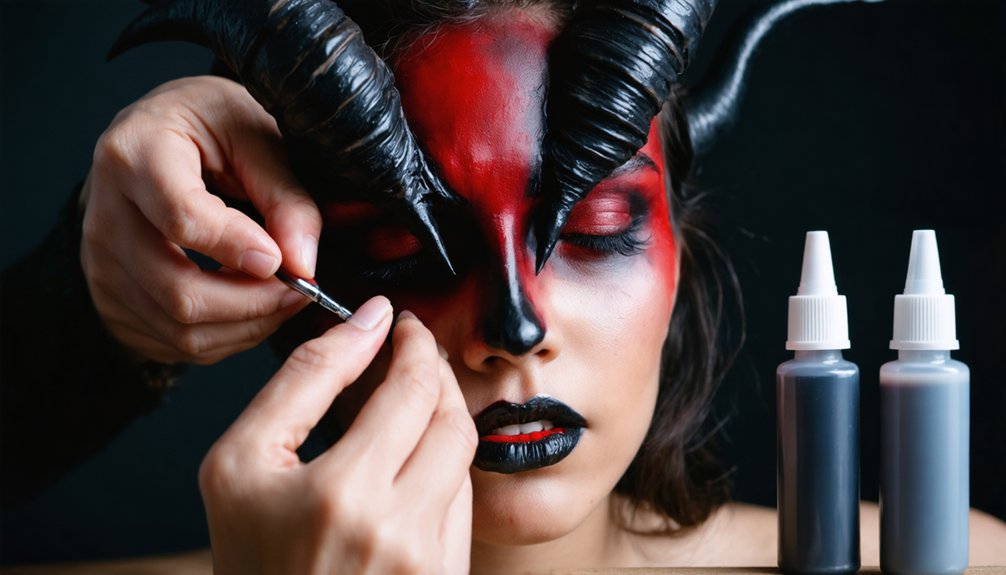 securely attach demon horns