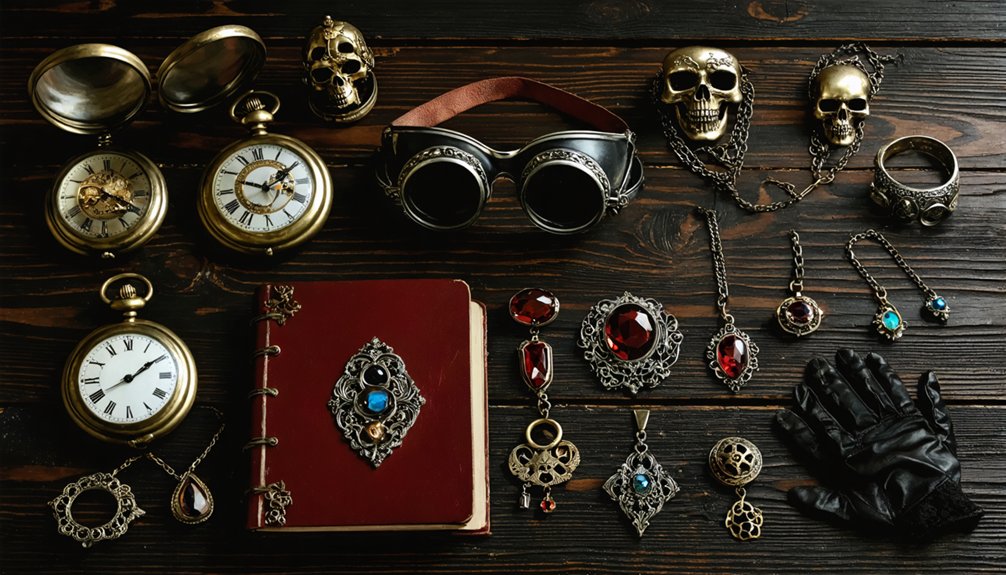 steampunk and gothic accessories