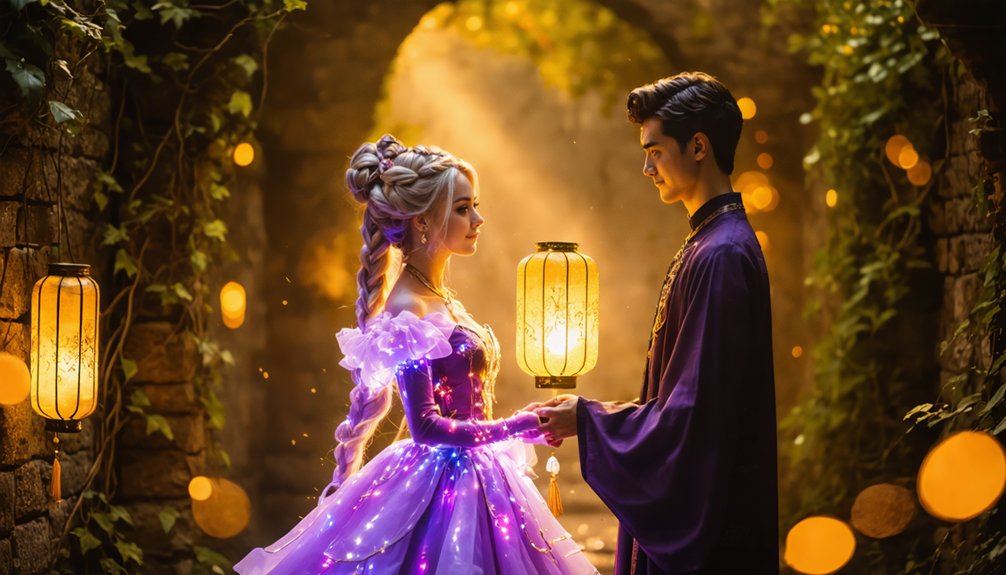 tangled inspired couple s photography props