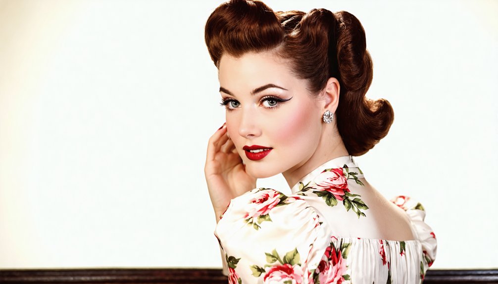 vintage glam with confidence