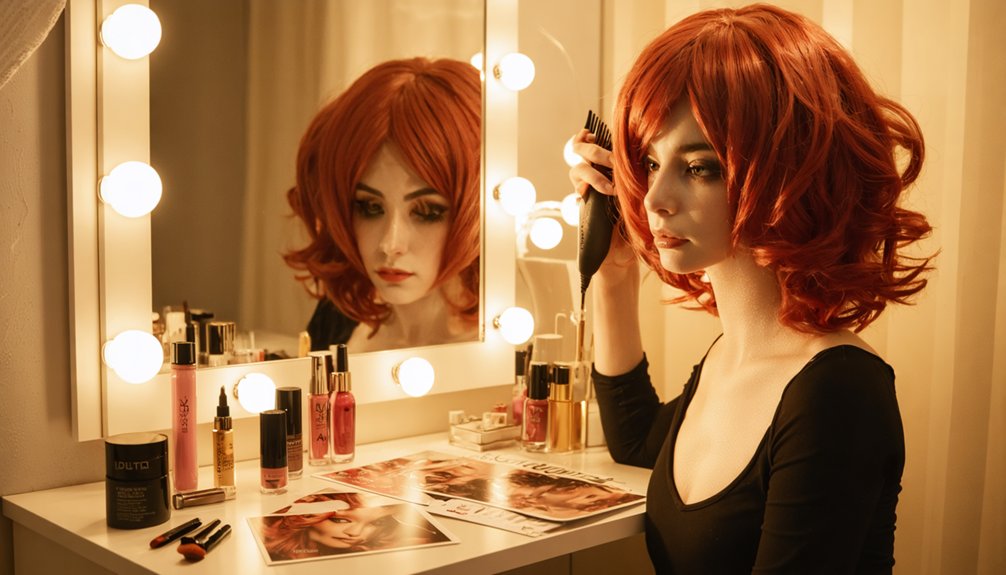 wig styling enhances cosplay authenticity