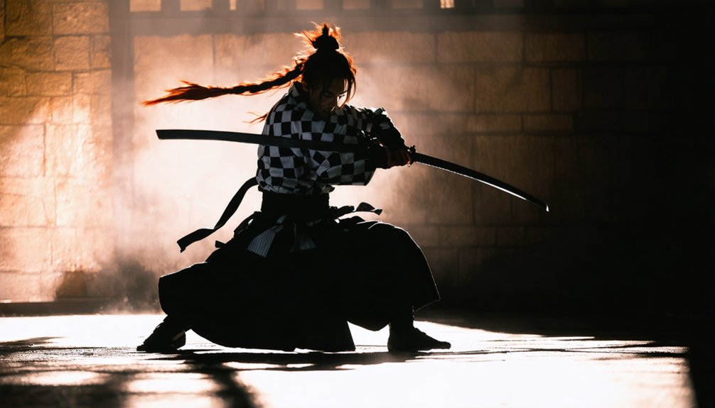 dynamic tanjiro sword poses