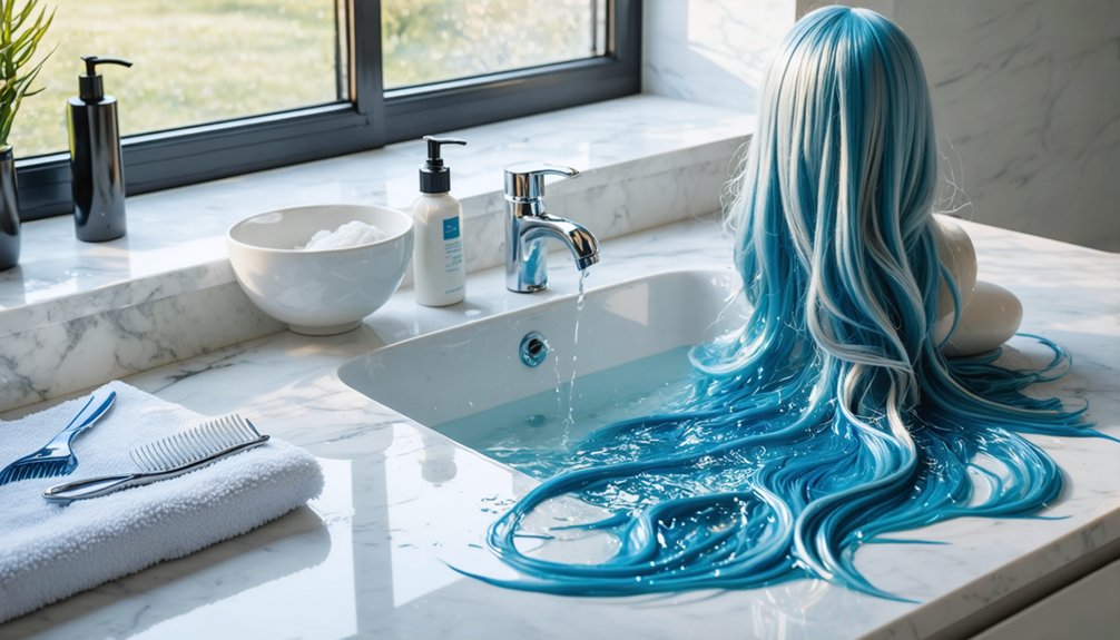 gentle wig washing techniques