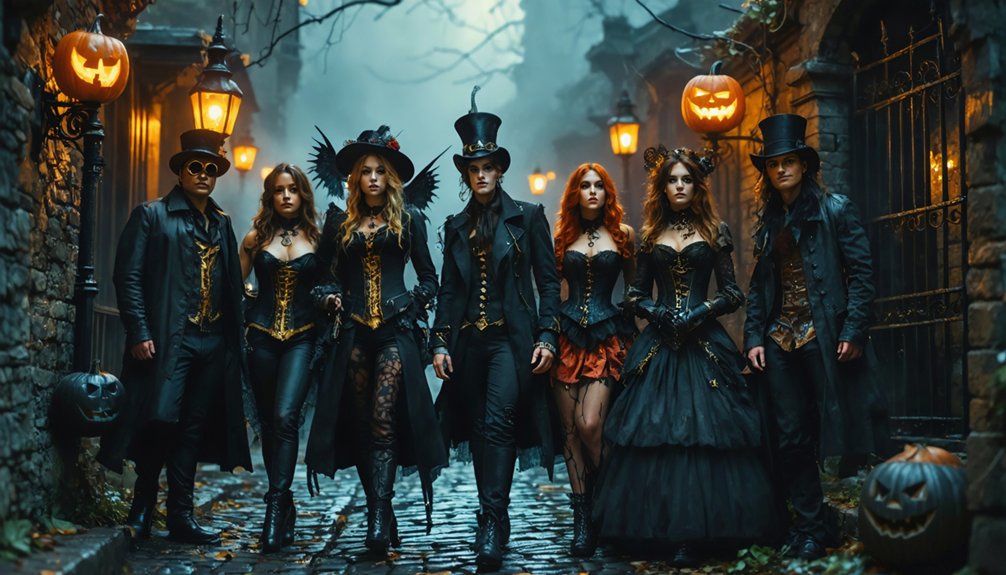 gothic steampunk halloween cosplay