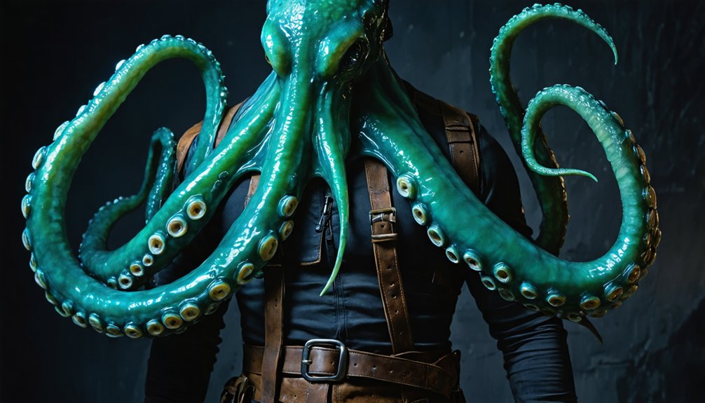 heavy tentacle chest harness