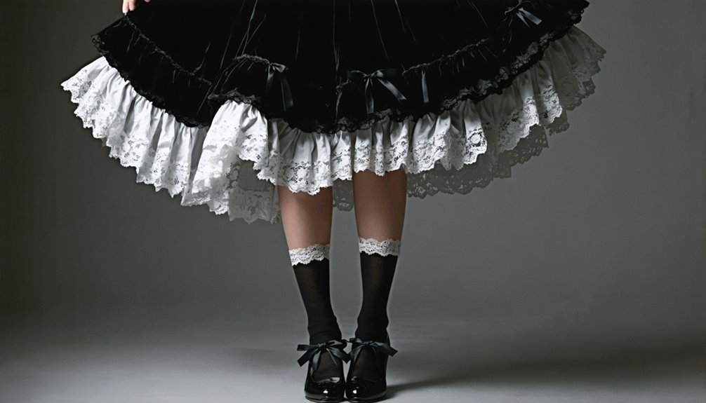 layering gothic lolita costume