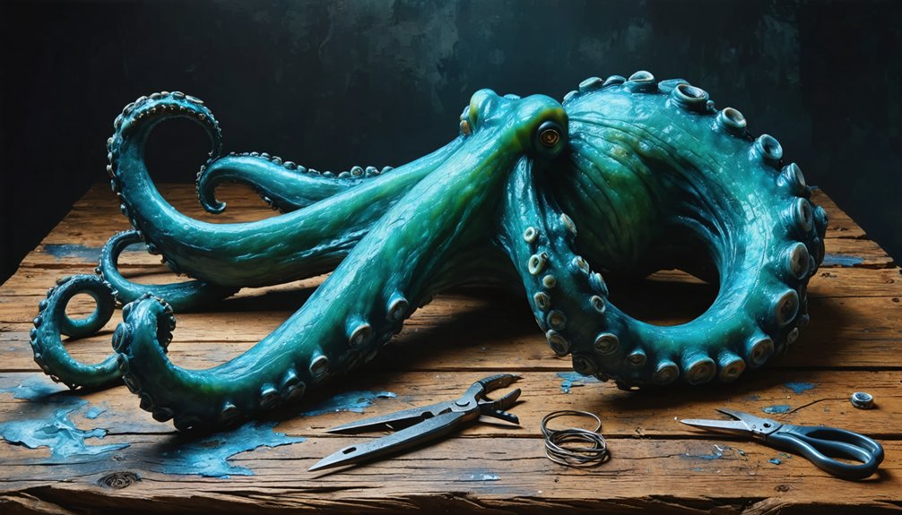poseable tentacles with wire