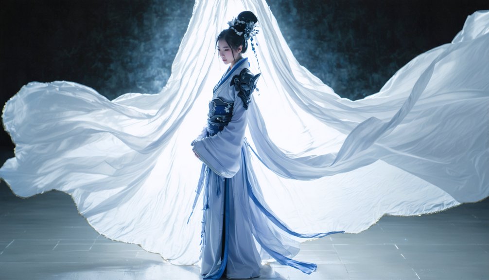 silhouette before decorative details