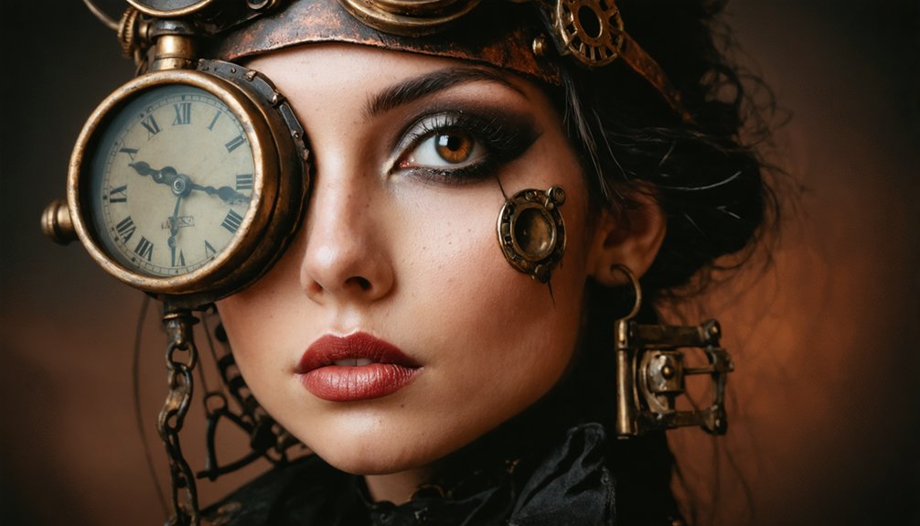 steampunk cosplay makeup inspiration