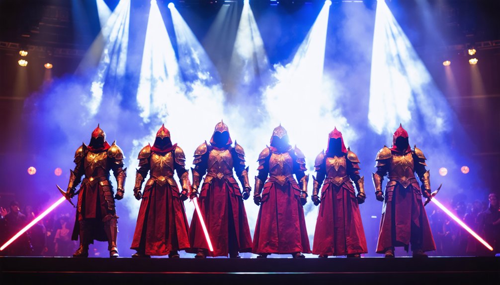 unified group cosplay presentation