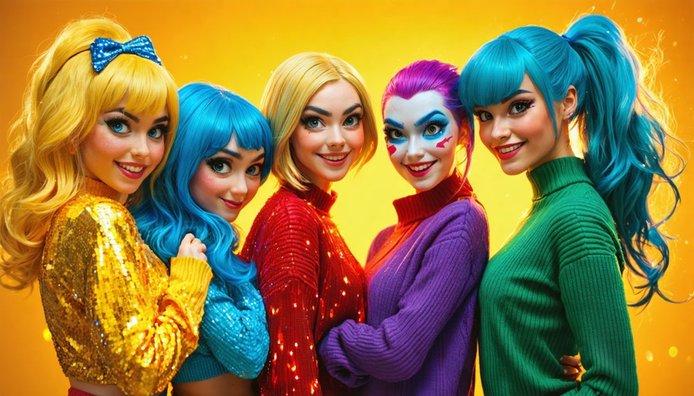 creative inside out group cosplay