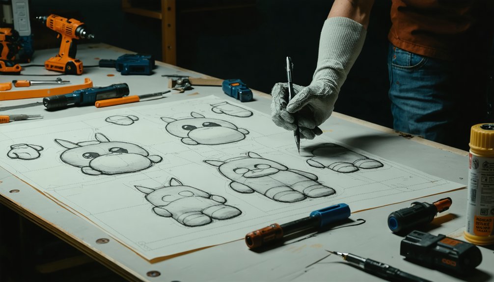 fnaf armor design blueprint