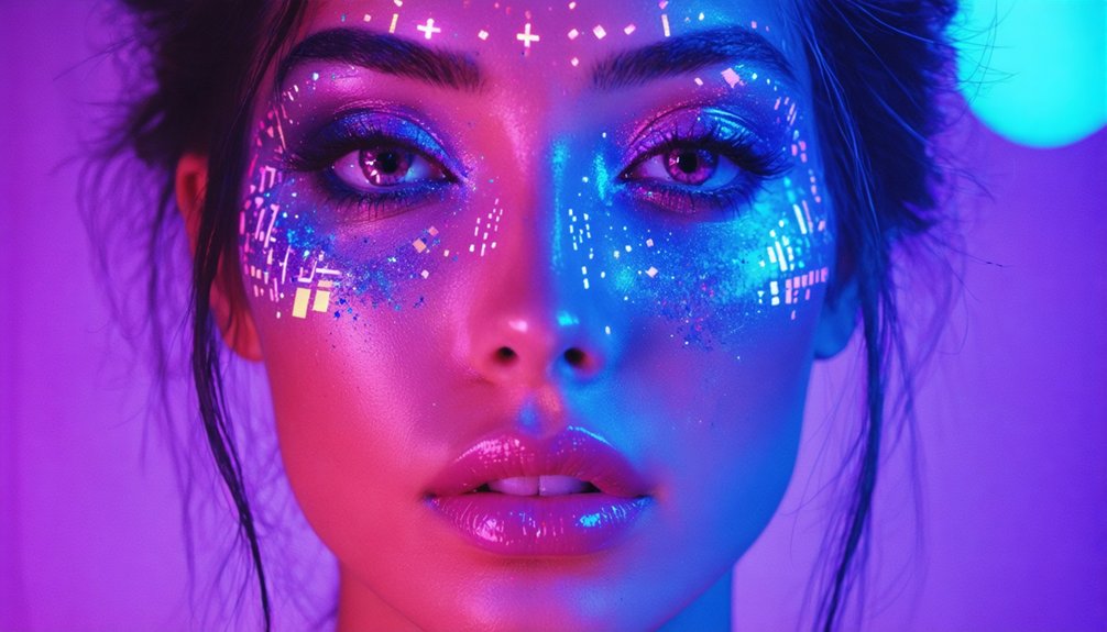 lock in neon makeup