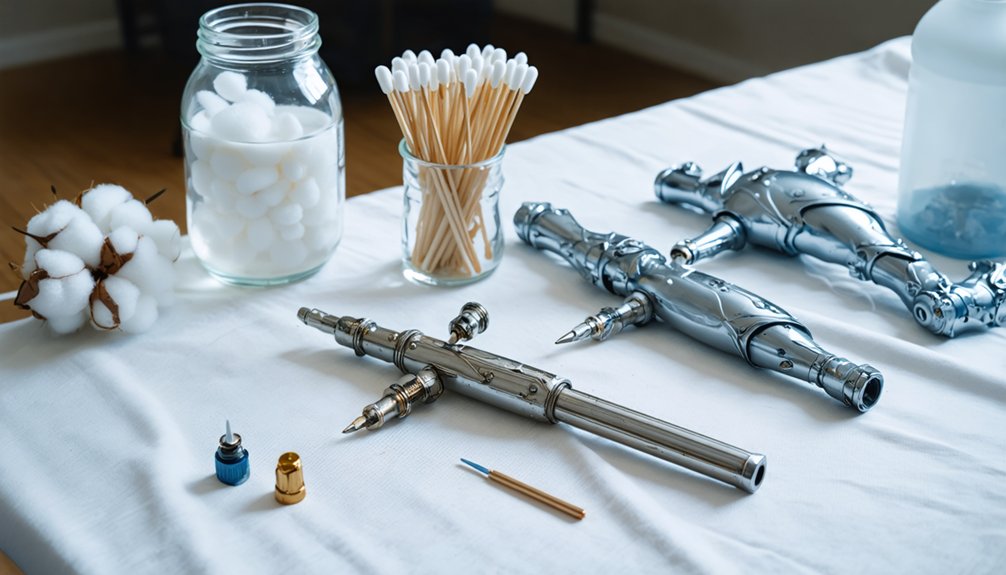 maintain airbrush for precision