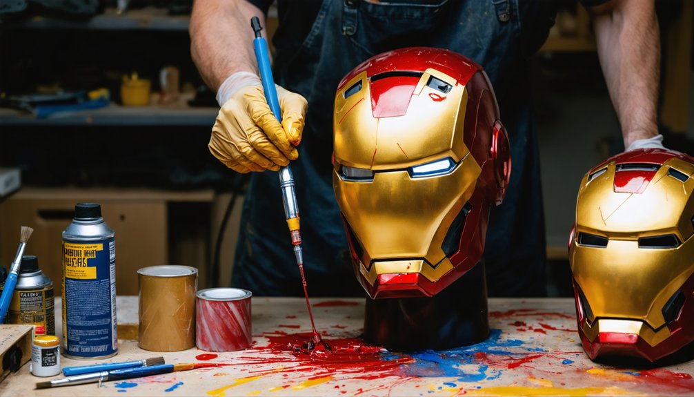 professional iron man painting