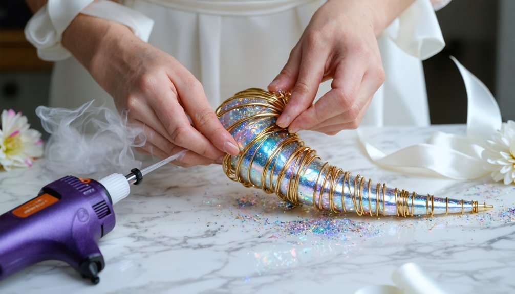 secure unicorn horn attachment