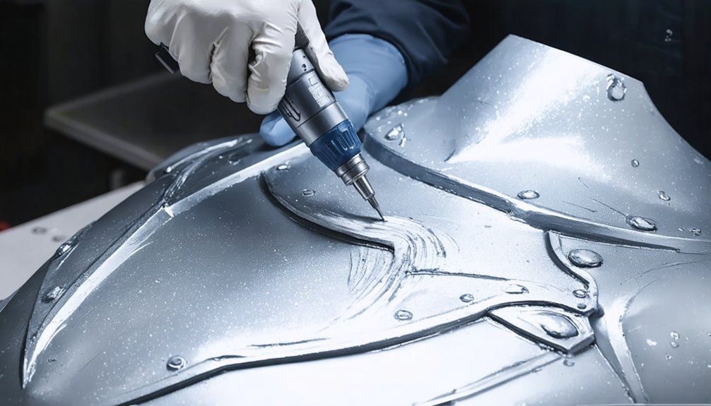 thin layered base coats