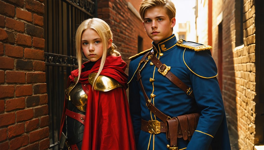 anime and game sibling costumes