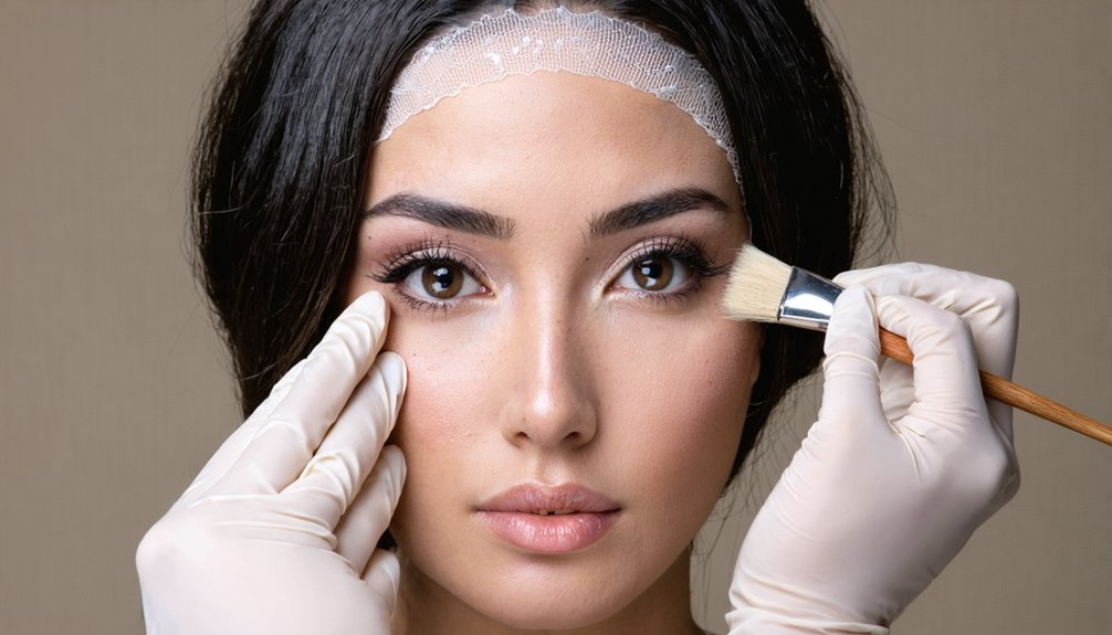 conceal flyaways and lace