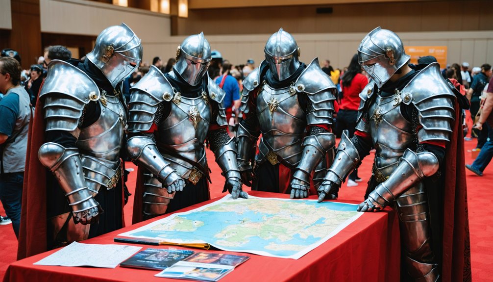 coordinated costume group planning