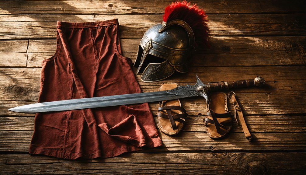 create authentic gladiator attire