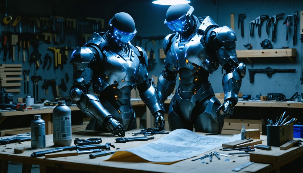 create detailed sci fi armor