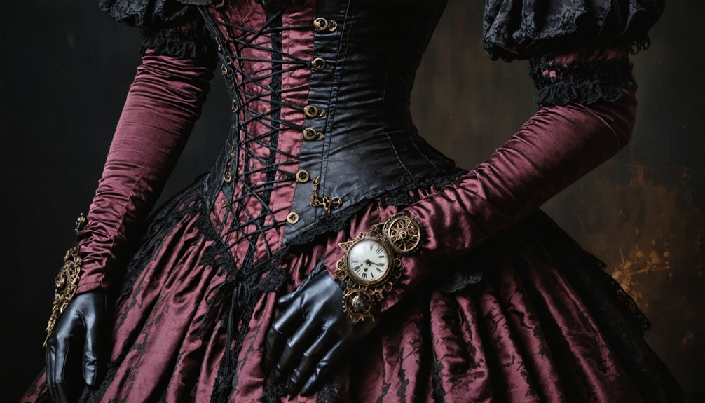 dark textured gothic layers
