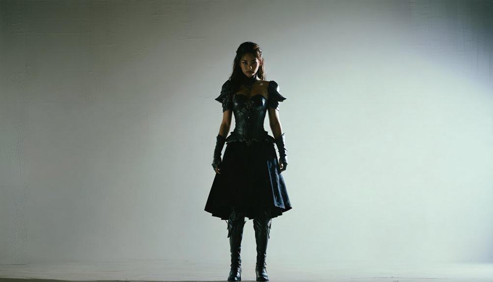 dynamic stance enhances silhouette