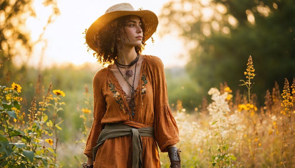 earth tones layered sustainable