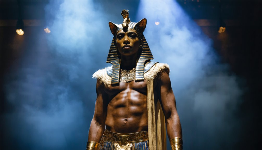 elegant egyptian themed costume