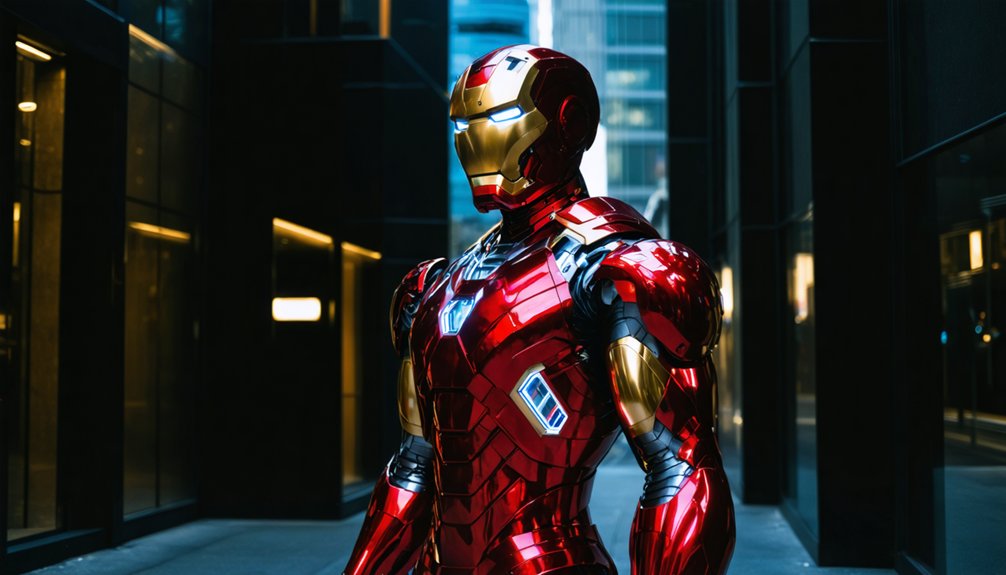 futuristic bold structured armor