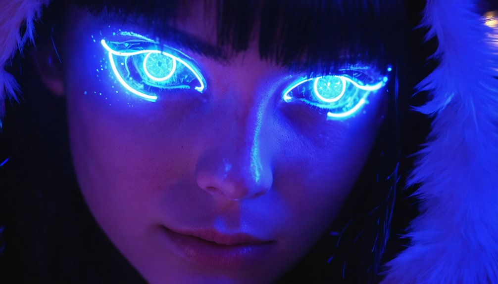glowing cosplay contact lenses