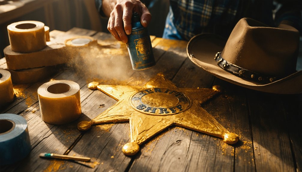 gold star badge craft