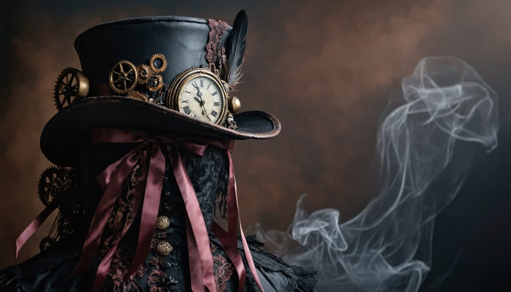 gothic steampunk hat assembly