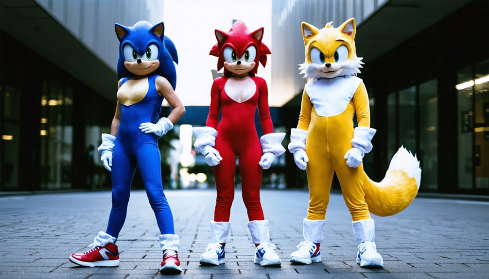 iconic colorful character costumes