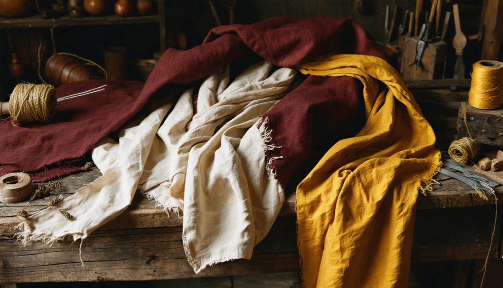layered medieval costume elements