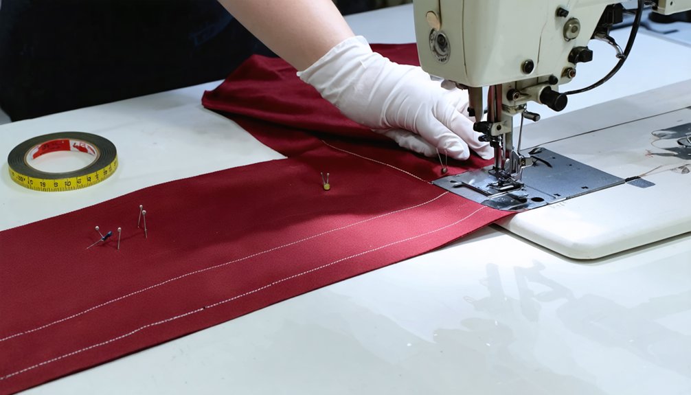 precise clean professional hemming