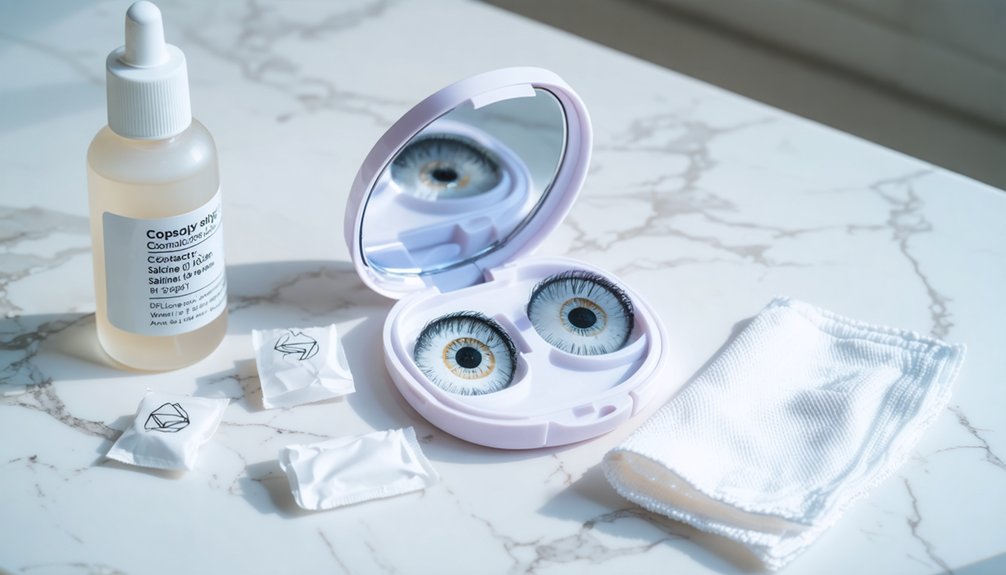 preventing contact eye infections