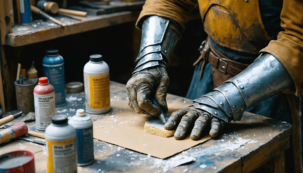repairing cosplay prop surfaces