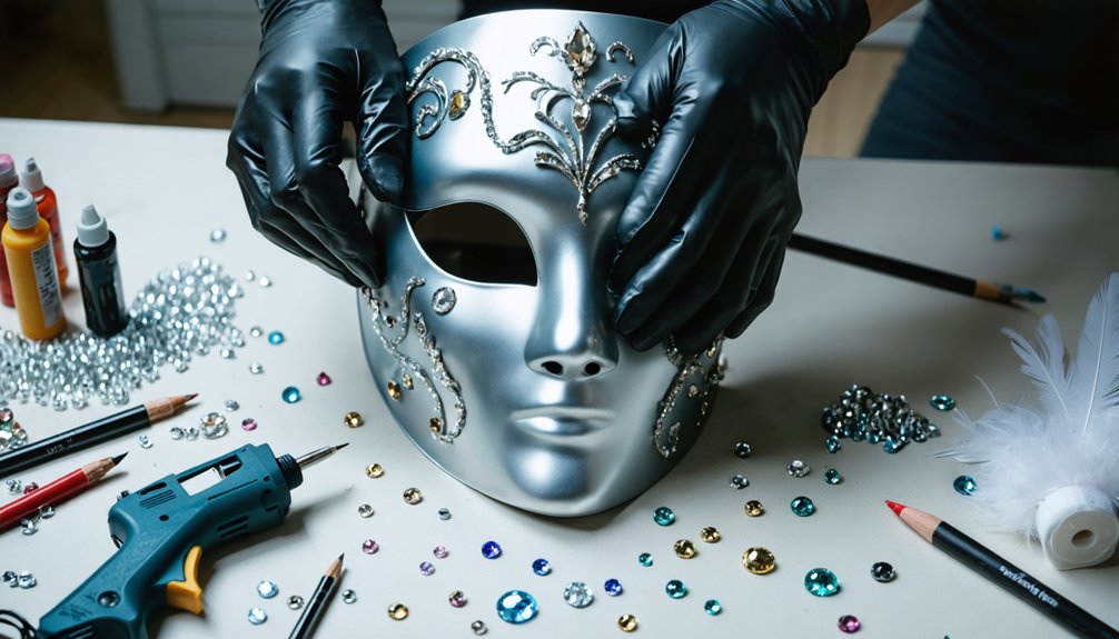 secure straps and embellishments