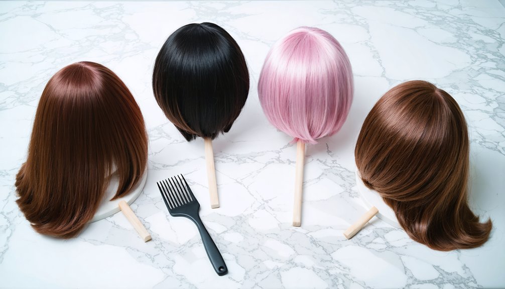 short straight manageable wigs